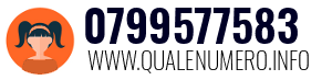 Numero di telefono 0799577583 0799577583