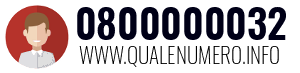Numero di telefono 0800000032 0800000032