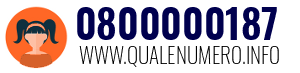 Numero di telefono 0800000187 0800000187