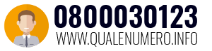 Numero di telefono 0800030123 0800030123