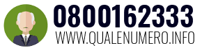 Numero di telefono 0800162333 0800162333
