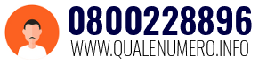 Numero di telefono 0800228896 0800228896