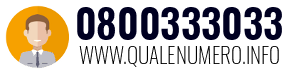 Numero di telefono 0800333033 0800333033