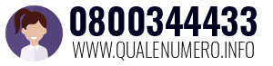 Numero di telefono 0800344433 0800344433