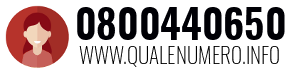 Numero di telefono 0800440650 0800440650