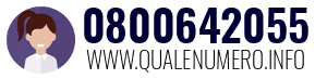 Numero di telefono 0800642055 0800642055