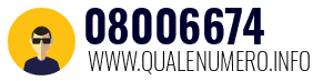 Numero di telefono 08006674 08006674