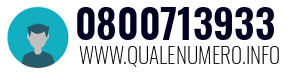 Numero di telefono 0800713933 0800713933