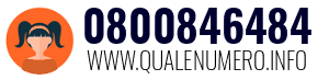 Numero di telefono 0800846484 0800846484