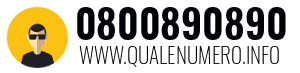 Numero di telefono 0800890890 0800890890