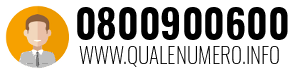 Numero di telefono 0800900600 0800900600