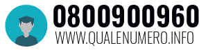Numero di telefono 0800900960 0800900960