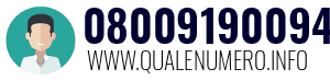 Numero di telefono 08009190094 08009190094