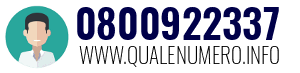 Numero di telefono 0800922337 0800922337