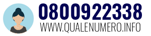 Numero di telefono 0800922338 0800922338