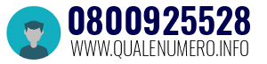 Numero di telefono 0800925528 0800925528
