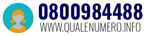 Numero di telefono 0800984488 0800984488