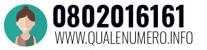 Numero di telefono 0802016161 0802016161