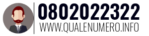 Numero di telefono 0802022322 0802022322
