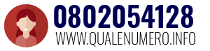 Numero di telefono 0802054128 0802054128