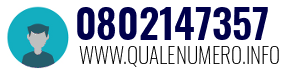 Numero di telefono 0802147357 0802147357