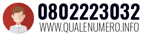 Numero di telefono 0802223032 0802223032
