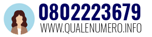Numero di telefono 0802223679 0802223679
