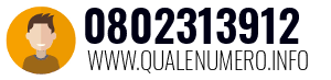 Numero di telefono 0802313912 0802313912
