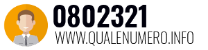 Numero di telefono 0802321 0802321