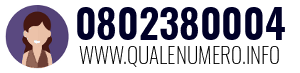 Numero di telefono 0802380004 0802380004