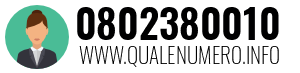 Numero di telefono 0802380010 0802380010
