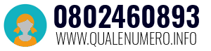 Numero di telefono 0802460893 0802460893