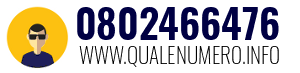 Numero di telefono 0802466476 0802466476