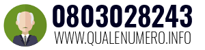 Numero di telefono 0803028243 0803028243