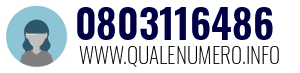 Numero di telefono 0803116486 0803116486