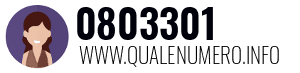 Numero di telefono 0803301 0803301