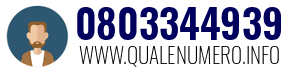 Numero di telefono 0803344939 0803344939