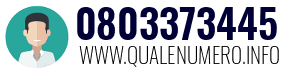 Numero di telefono 0803373445 0803373445