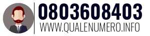 Numero di telefono 0803608403 0803608403