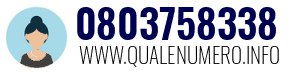 Numero di telefono 0803758338 0803758338
