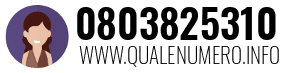 Numero di telefono 0803825310 0803825310