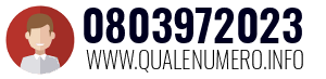 Numero di telefono 0803972023 0803972023