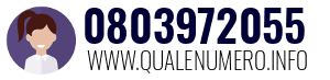 Numero di telefono 0803972055 0803972055