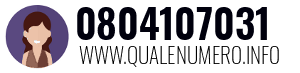Numero di telefono 0804107031 0804107031