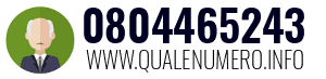 Numero di telefono 0804465243 0804465243