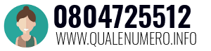 Numero di telefono 0804725512 0804725512