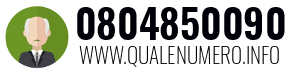 Numero di telefono 0804850090 0804850090