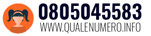 Numero di telefono 0805045583 0805045583