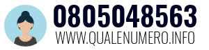 Numero di telefono 0805048563 0805048563