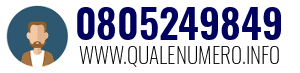 Numero di telefono 0805249849 0805249849